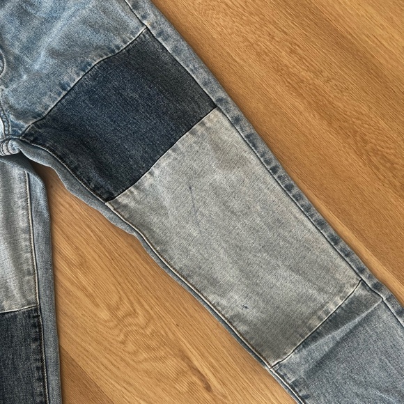 PACSUN Patchwork Denim Mom Jeans - Picture 6 of 7